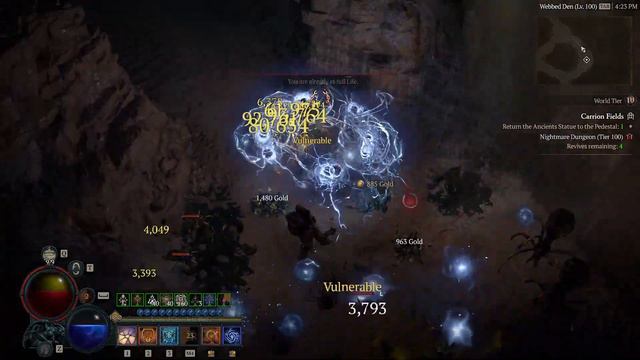 Ball Lightning Sorcerer Pioneer T100 - DIABLO 4 (Season 2) смотреть онлайн