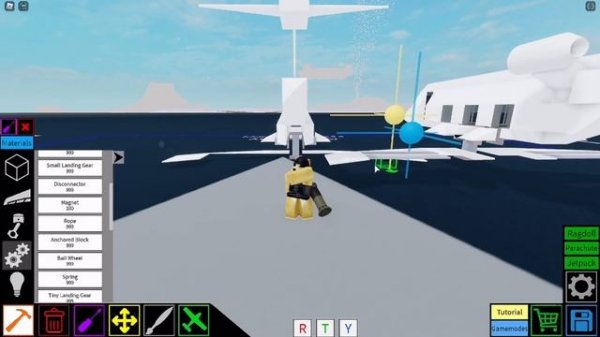 ROBLOX - Plane Crazy (Mini Tutorial) Custom Private Jet