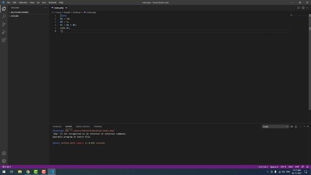 How to Setup & Run PHP in Visual Studio Code on Windows 10 смотреть онлайн