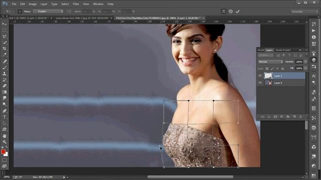 How To Enlarge Breast Photoshop CC Tutorial