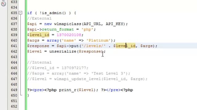 How to Update a Membership Level Using the WishList Member API смотреть онлайн