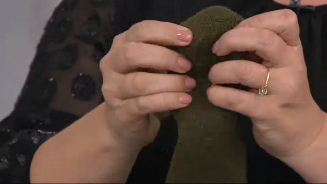Catawba Set of 3 Merino Wool Blend Boot Socks on QVC смотреть онлайн