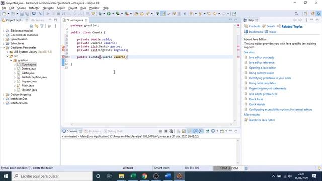 ❤️ Gastos e ingresos en java. 11/16. #clasesdeinformaticaweb.com ?? смотреть онлайн