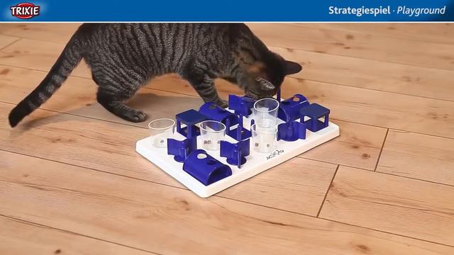 TRIXIE Cat Activity Playground Развивающая игрушка для кошек смотреть онлайн