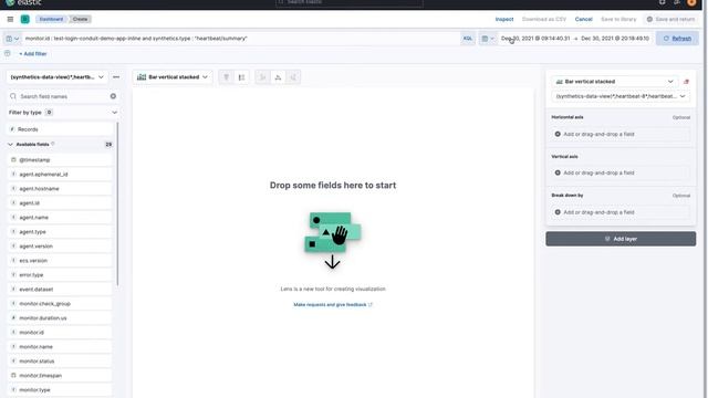 Elastic Kibana - How to recreate Uptime "Pings over time" chart смотреть онлайн