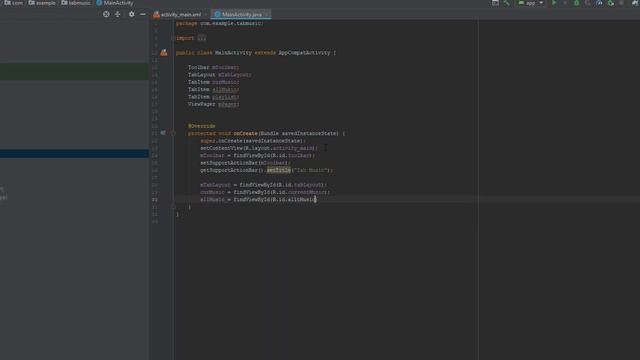 Android Studio Tab Layout Tutorial With Music Player Style Tab | Android Studio 3.4 Tutorial смотреть онлайн