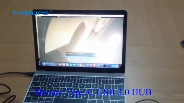 Hapurs Type C USB-C HUB 3-Ports with TF/SD card reader for New Macbook & New Chromebook Pixel смотреть онлайн