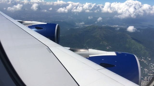 [A380 GO AROUND At HKG!!] British Airways Airbus A380 Landing At Hong Kong