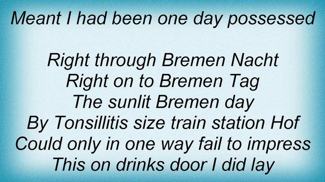 Fall - Bremen Nacht Lyrics смотреть онлайн