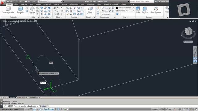 Base en AutoCAD 2013 ---Ejercicios fácil--- смотреть онлайн