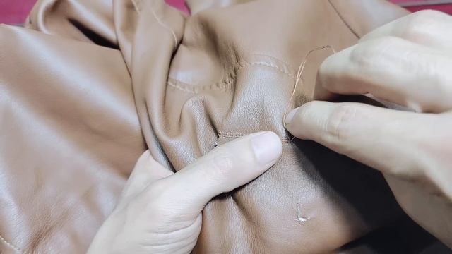 How to repair a faux leather jacket in a wonderful way смотреть онлайн