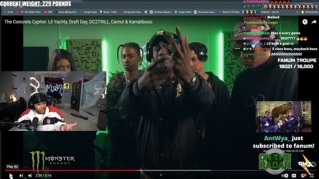 FANUM Reacts to Lil Yachty Freestyle - On The Radar смотреть онлайн