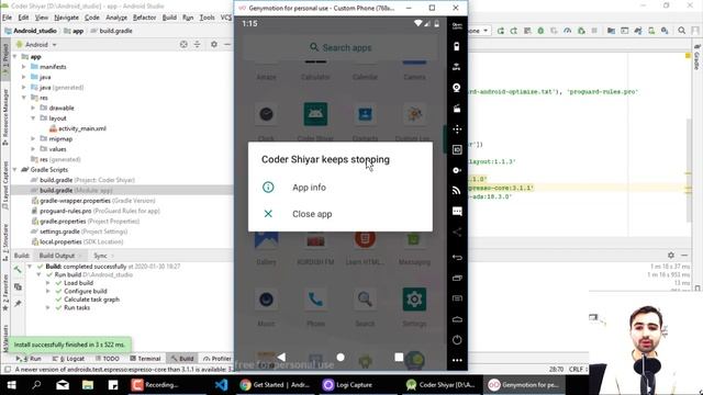 كورس تعلم أندرويد استوديو - الدرس 6 : شرح debug - و طريقة ايجاد اخطاء اثناء برمجة смотреть онлайн
