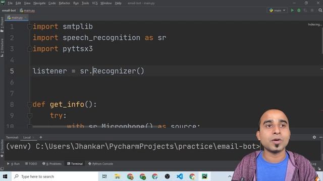 Don't Type Email, Create Your Own Email Bot | Python Project | Email Automation Bot | Learn Python смотреть онлайн