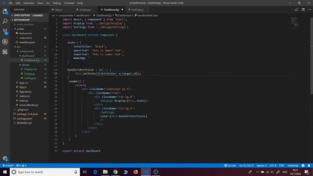 #2.5 Build Real Project with ReactJS 2019 - Creating State and Passing Props смотреть онлайн