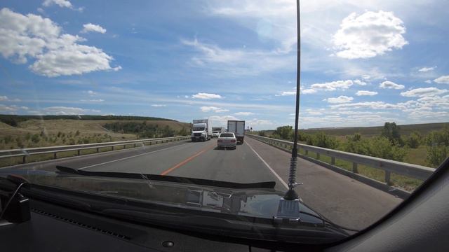 Едем На Юг на машине из Сибири Дорога Самара   Волгоград  Часть 2