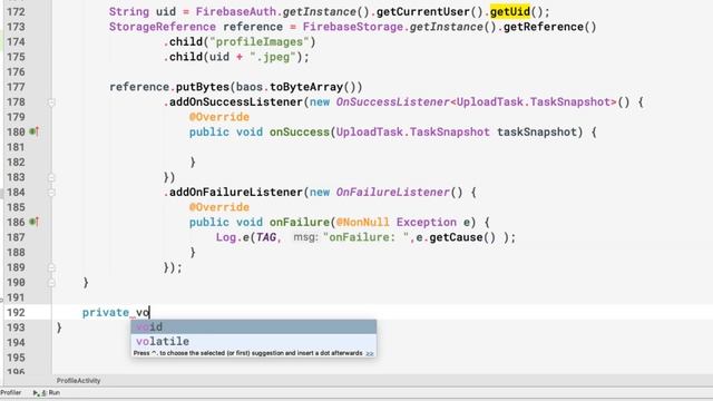 Firebase Storage | User profile image смотреть онлайн