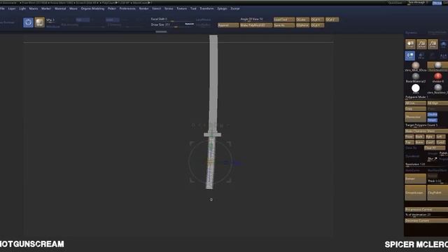Intro to Zbrush: How to make a Katana смотреть онлайн