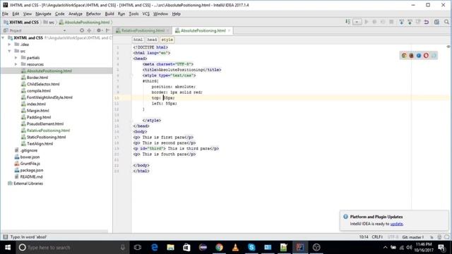 Absolute Position Property CSS | CSS Concepts смотреть онлайн