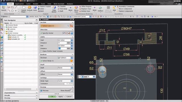 How to import Auto-Cad (.dxf or .dwg ) file in NX and use it to create 3D Model. #NX- Tutorial смотреть онлайн