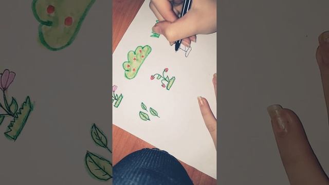 Рисуем наклеечки своими руками на тему природа