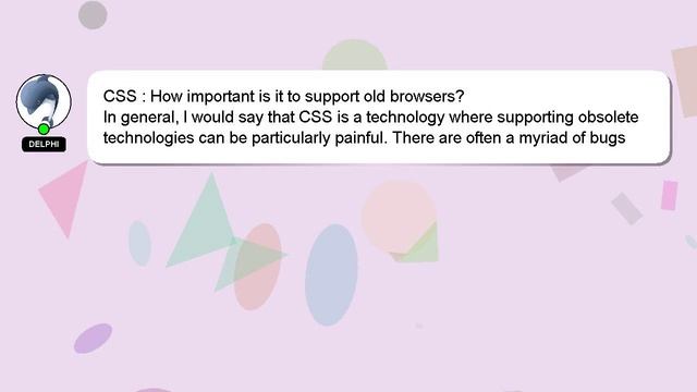 CSS : How important is it to support old browsers? смотреть онлайн