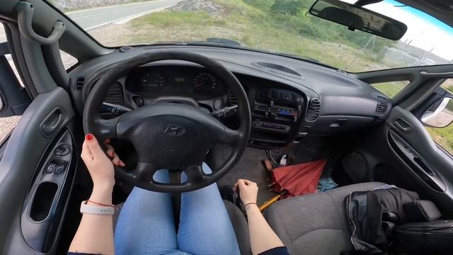 Hyundai H1 VAN 2,5 CRDI 2005MY 75kW TEST DRIVE(POV)