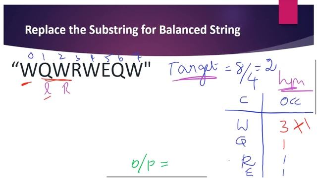 Replace the Substring for Balanced String | LeetCode 1234 | Coders Camp смотреть онлайн