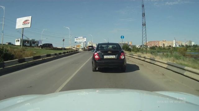 Въезд на мост 16 07 2014 Встречка часть2  В040ЕЕ161, К777ОМ161