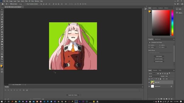 How to make your video clip into GIF using photoshop 2020 смотреть онлайн