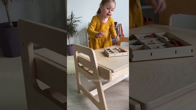 Растущий комплект | Растущая мебель | Растущий стол и стул | Стол мольберт | Стол песочница смотреть онлайн