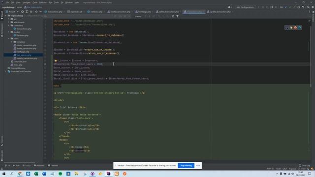 PHP | OOP | Beginners | Accounting App | Part 10 | Trial Balance (2/2) смотреть онлайн