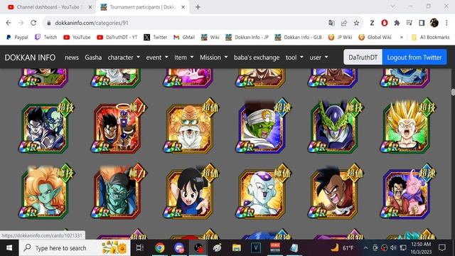 THE TOURNAMENT PARTICIPANTS CATEGORY IS LOOKING REALLY GOOD! (DBZ: Dokkan Battle) смотреть онлайн