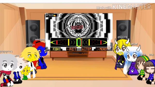 Undertale react to toriel fight undertale ddd ep1 смотреть онлайн