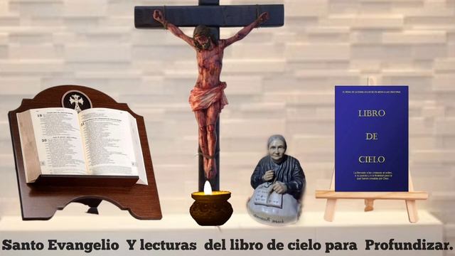 Lectura del Santo Evangelio según San Juan 1,35-42. || Lecturas de libro de cielo|| 4/1/24. смотреть онлайн