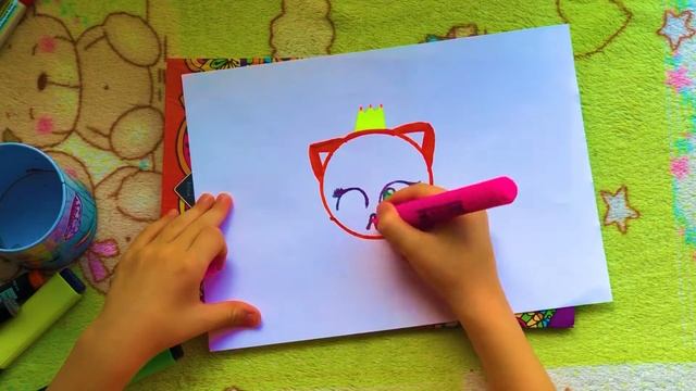 how to draw emoji cat ?как нарисовать емоджи кот смотреть онлайн