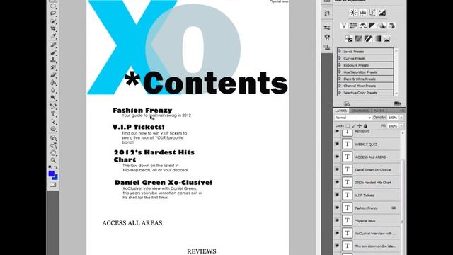 Contents Page for Magazine смотреть онлайн