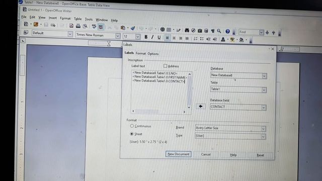 Create label in open office смотреть онлайн