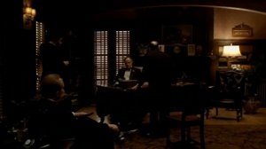 Знаменитый момент из Крестного Отца!ДОН КАРЛЕОНЕ! ТЫ просишь помощи у меня?