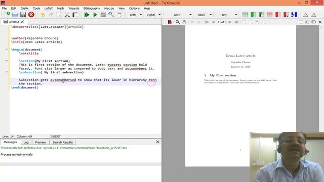 LaTeX tutorial -2 of 7- Different document classes смотреть онлайн