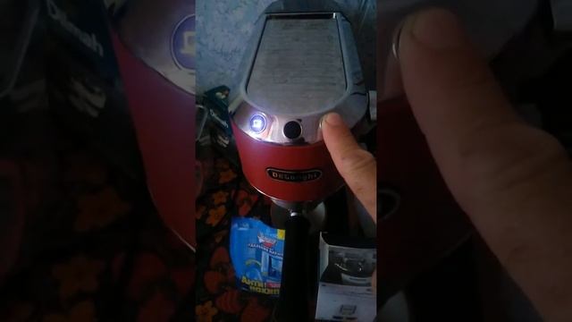 Delonghi EC680 мигает лампочка пара оранжевый цвет чистим смотреть онлайн