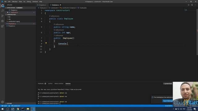 44- Constructor, default constructor and parameterized constructor смотреть онлайн