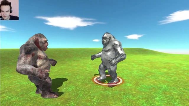 Кинг Конг против Кинг Конга _ Кто сильнее Animal Revolt Battle Simulator
