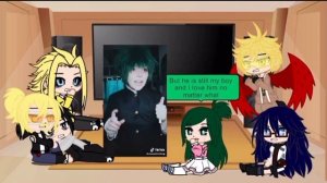 1.5pt2 MHA/BNHA pro hero’s +inko react to Middle school deku/villain deku