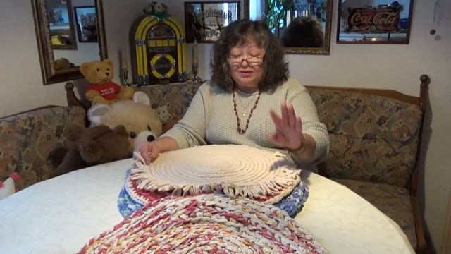 Мои связаные коврики! ✂️ My knitted rugs! смотреть онлайн