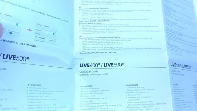 Наушники JBL LIVE 400 BT смотреть онлайн