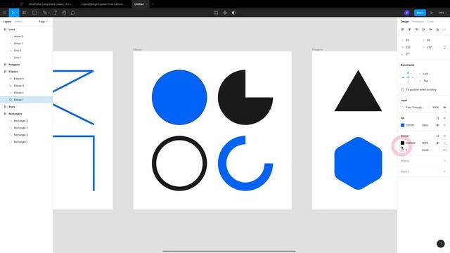 Shapes Tool Figma Tutorial смотреть онлайн