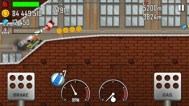 Hill Climb Racing - Kiddie Express in FACTORY Daily Challenge Gameplay смотреть онлайн
