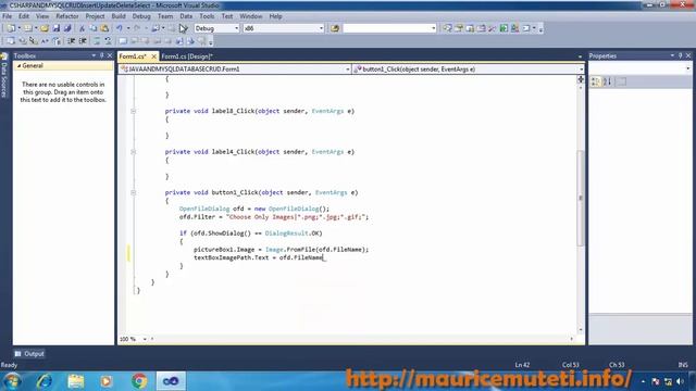 C# AND MYSQL DATABASE CRUD TUTORIAL #17 - How To Display Image Absolute Path (OpenFileDialog) смотреть онлайн