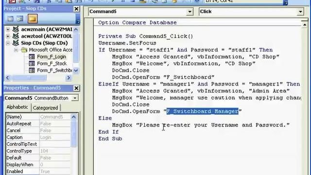 lecture 34 Creating a Multi User Login System in Access смотреть онлайн